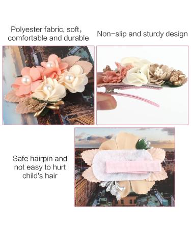 Ruicaifu 8 Pieces Flower Hair Clips for Girls - Perfect Children's Day Gift | Hair Jewelry for Kids - Buy Online on GoSupps.com