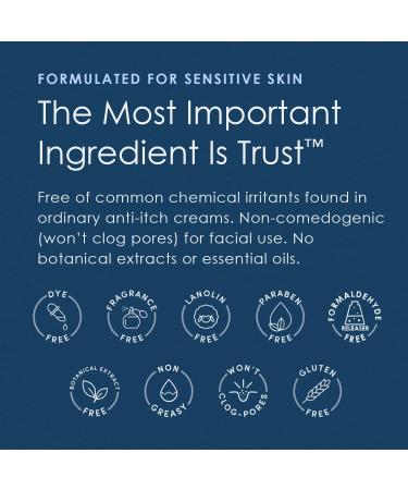 Vanicream 1 Hydrocortisone Anti-Itch Cream 2 oz - Maximum OTC-Strength Formula for Sensitive Skin - Buy Online on GoSupps.com