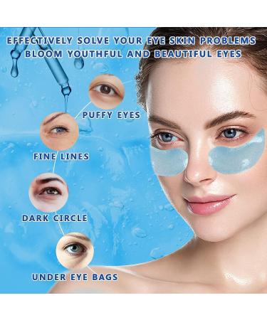 60PCS Hyaluronic Acid Under Eye Patches for Dark Circles & Puffiness | Collagen Eye Masks for Anti-Aging, Wrinkles & Fine Lines Treatment | Reduce Under Eye Bags & Puffy Eyes - Buy Online on GoSupps.com