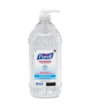 Gojo 962504 Hand Sanitizer Pump Bottle Kills 99.99 Germs 2L
