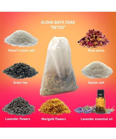 Aloha Bath Soak Detox - Cleansing Hawaiian Ingredients | Enjoy Hawai i at Home - Shop Now - Buy Online on GoSupps.com