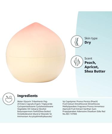 Tony Moly Peach Hand Cream 1.05 oz - Nourishing & Moisturizing - Buy Online on GoSupps.com