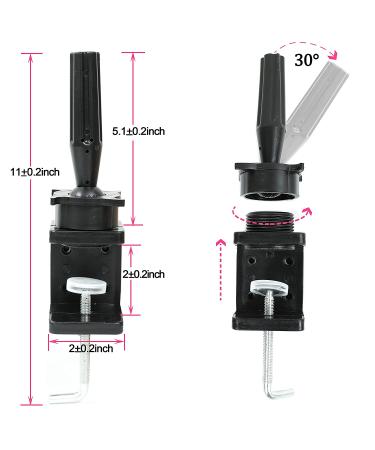 Nail Practice Handd for Acrylic Nail Kit Nail Mannequin Hand Fake Hand for Fake Nails Practice Hand and C-Clamp Holder Acrylic Nail Training Hand (Dark Hand) 3 - Buy Online on GoSupps.com