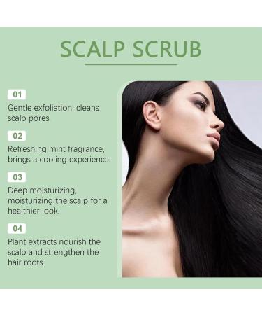 Rosemary Scalp Scrub Scalp Scrub Exfoliating Scalp Scrub Rosemary Scalp Exfoliator Hair Treatment Nourishing Hair Care With Scalp Massager (3PC 100G) - Buy Online on GoSupps.com