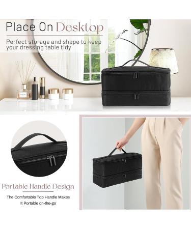 Double-Layer Carrying Case for Shark Flexstyle Portable Storage Case for Shark Flexstyle/Dyson Airwrap Styler and Attachments Travel Case Organizer Bag for Hair Dryer Black Double-Layer - Buy Online on GoSupps.com