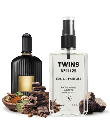 TWINS Impression of Black Orchid | Perfume for Women Eau de Parfum | No.11125 | 3.4 Fl Oz / 100 ml Tom Ford Black Orchid Impression