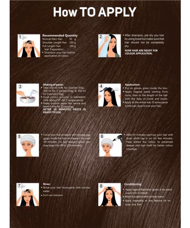 Buy Certified Organic Dark Brown Hair Color - Chemical & Allergy Free No Ammonia 100gm Pack of 2 for Men & Women - Vegetal Safe Bio Natural Hair Dye - Buy Online on GoSupps.com