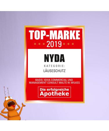 NYDA Express Lice Remedy - Fast & Effective Treatment for Head Lice & Nits | 2x50 ml - International Shipping Available - Buy Online on GoSupps.com