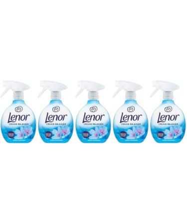 Lenor Crease Releaser Spray Removes Creases in Fabric Spring Awakening Scent 5Pk 5 x 500ml