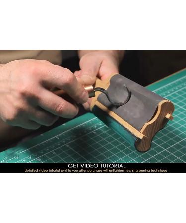 BeaverCraft LS5P1 Wood Carving Strop Kit with Leather Paddle - Spoon Carving & Hook Knife Sharpening Tools - Buy Online on GoSupps.com