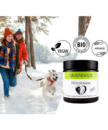 Greenendoor Natural Organic Paw Care - Vegan 100ml for Soft Paws | Protect Against Cracks & Environmental Influences for Dogs & Cats - Buy Online on GoSupps.com