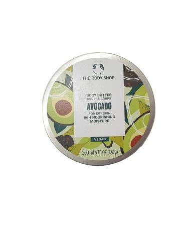 Humidex the body shop avocado body butter for dry skin protects and nourishes the skin 96 hours of moisture vegan perfect for dry skin - Buy Online on GoSupps.com