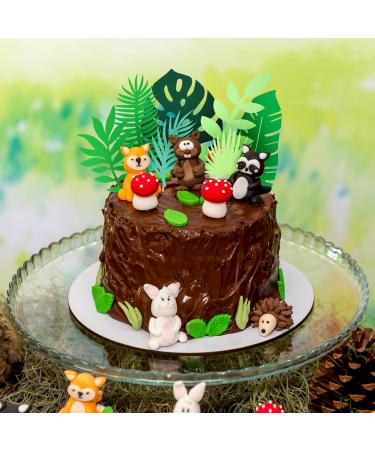 7 Pieces Tropical Palm Leaves Cake Toppers Palm Leaf Jungle Greenery Cake Topper for Adult Birthday Cake Cupcake Summer Tropical Theme Hawaii Themed Baby Shower Wedding Party Cake Tropical Jungle - Buy Online on GoSupps.com