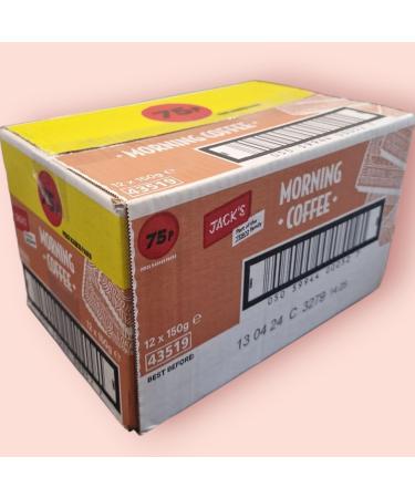Jack's Morning Coffee biscuits full box (Pack of 12 x 150g)