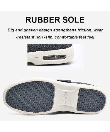 FZYUAN Women's Diabetic Shoes with Furry Lining - Extra Wide Width, Adjustable Closures, Non-Slip Sneakers for Swollen Feet - Black 5.5 - Buy Online on GoSupps.com