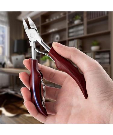 Nail Clipper for Thick Nails Nail Art Cuticle Clipper Scissors Manicure Pedicure Paronychia Dead Skin Romover Nipper Tool Stainless Steel Pliers Toenail (Color : 01) - Buy Online on GoSupps.com