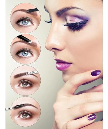 EBANKU 7-Piece Eyelash Comb & Eyebrow Brush Set for Precision Makeup Grooming - Buy Online on GoSupps.com