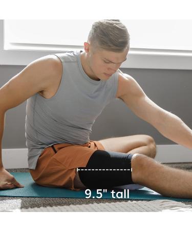 Compression Thigh Sleeve for Hamstring & Quadricep Support - Copper Men/Women - Injury Recovery Relief - Size Large - Buy Online on GoSupps.com
