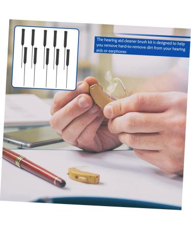 Lurrose 10pcs Vent Cleaner Tools - PVC Eardrum Black Accessories for Hearing Amplifier - Buy Online on GoSupps.com