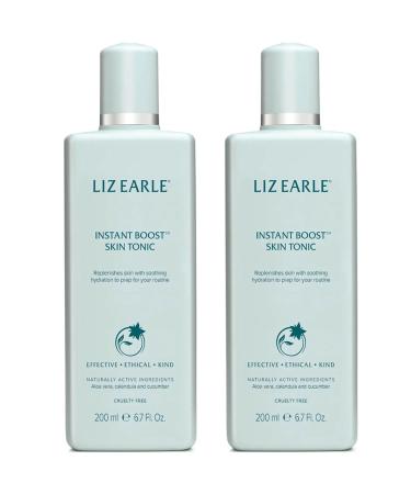 Liz Earle Instant Boost Skin Tonic 200ml Duo Aloe Vera 200 ml (Pack of 2)