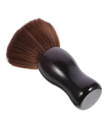 Angoily 1pc Hairdressing Tool Wood Neck Duster Hair Remover Duster Salon Barber Brush Hair Cutting Neck Duster Beard Brush Barber Hair Brush Neck Duster Brush Wooden Soft Brush