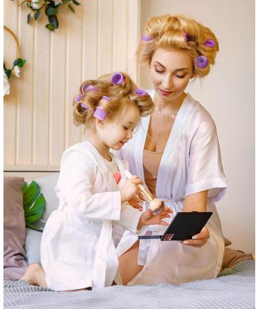 IENIN Self Grip Hair Roller Set - 29 PCS, 3 Sizes Velcro Curlers with Clips and Comb - Salon Hair Dressing Jumbo Rollers for Long, Medium, Short Hair - Multi-colored - Buy Online on GoSupps.com