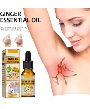 Ginger Massage Essential Oil for Lymphatic Drainage | Natural Daily Body Care - Buy Online on GoSupps.com