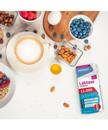 Sanotact Lactase Express 12 000 - 40 Tablets | Enhance Lactose Digestion | Fast Shipping Worldwide - Buy Online on GoSupps.com