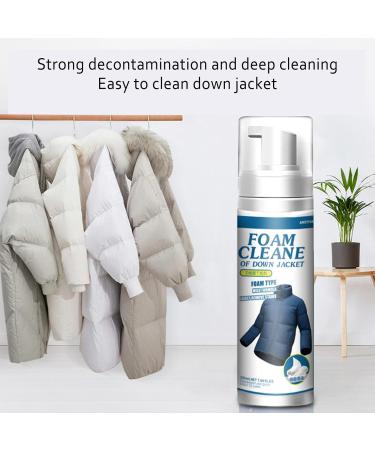Down Wear Detergent Downwear Detergent Foam Spray Oil Stain Remover for Clothes and Downwear Laundry Detergent for Juice and Oil Stains Qmisify - Buy Online on GoSupps.com