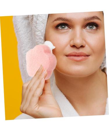 minkissy Sponge plant face washing sponge Cartoon facial sponges for face face face wash Dry puff sponges for facial cleaning drop shape Flutter round face cleansing sponge - Buy Online on GoSupps.com