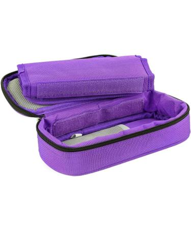 Youshares Insulin Cooling Bag - Portable Diabetic Cooler for Insulin Pens with 2 Ice Packs (Purple) | Ideal for Diabetes Medication Storage - Buy Online on GoSupps.com