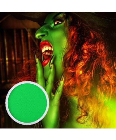 Go Ho Amazon Green Face and Body Paint Makeup 25g - Professional Water-based Creamy to Gel Formula for Adults, Children, Cosplay, SFX, Costumes, Festivals, Halloween - Buy Online on GoSupps.com