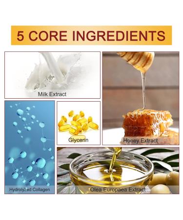 5 Pairs Hand Masks - Honey & Milk Moisturizing Care for Dry Aged & Cracked Hands - Buy Online on GoSupps.com