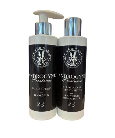 LE V RITABLE The True Androgynous Presence Body Care Duo Body Lotion and Shower Gel for Body and Hair 200 ml Each