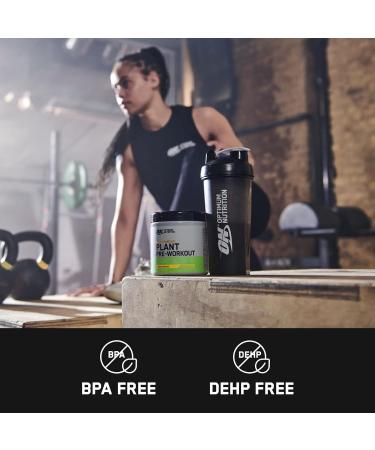 Optimum Nutrition Stainless Steel Mixing Ball Shaker 600ml - BPA & DEHP-Free, Dishwasher Safe, Black - Buy Online on GoSupps.com
