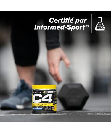 C4 Sport Pre-Workout Powder - Fruit Juice | Pre-Workout Energy Drink | 135mg Caffeine + Beta Alanine + Creatine Monohydrate | Informed-Sport Certified | 30 Servings - Buy Online on GoSupps.com