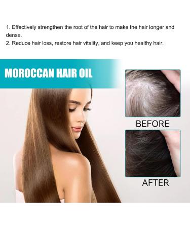 Argan Hair Oil Moisturizing Hair Oil Serum with Argan Oil from Morocco Argan Oil Hair for Natural Hair Growth Intensively Nourishing Hair Care Oil for Dry Brittle Hair - Buy Online on GoSupps.com