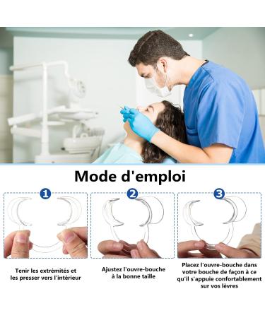 Latrate 12-Piece Disposable Dental C-Shape Openers | Extender Retractor for Oral Inspection & Teeth Whitening | Transparent Mouth Tools for Family Games - Buy Online on GoSupps.com