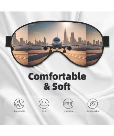 Unisex Adjustable Buckle Sleep Eye Mask - Ideal for Travel Yoga Office & Naps | Blackout Design - Buy Online on GoSupps.com