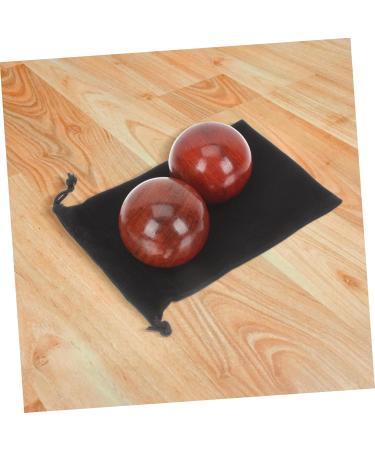 FRCOLOR 8 STK Wooden Health Balls - Body Weight Massage & Fitness Stress Relief Balls for International Shipping - Buy Online on GoSupps.com