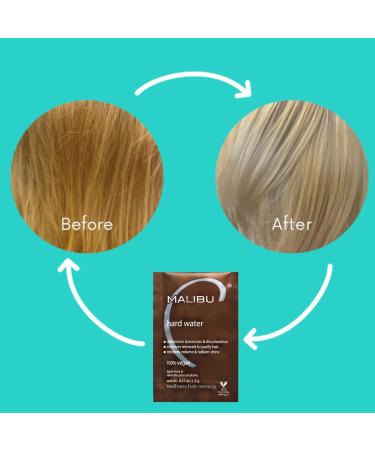 4 x Malibu C Hard Water Wellness Remedy - Malibu C - Hard Water Sachet for Hard Water Protection - Malibu Hair Treatment for Dry and Damaged Hair - Restores and Revitalizes - Buy Online on GoSupps.com