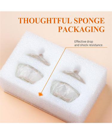 Saviland 2PCS Dappen Dish with Lid - Glass Acrylic Monomer Cup for Acrylic Nails - Crystal Nail Art Supplies - Buy Online on GoSupps.com