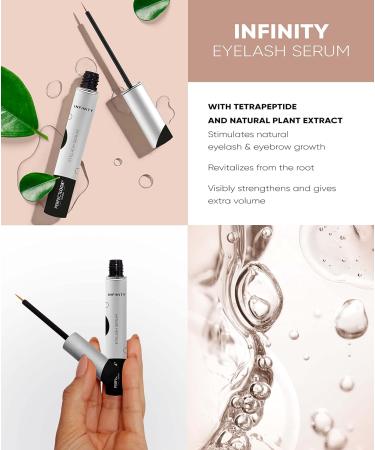 Perfect Look London Organic Eyelash Serum - Rapid Lash Growth for Longer, Fuller Lashes - 5ml - Buy Online on GoSupps.com