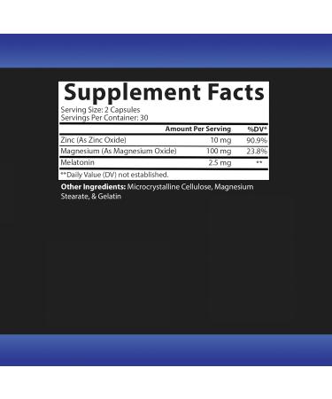 Just Pure Zinc Magnesium & Vitamin B6 for Daily Energy & Immunity + Zinc PM w. Melatonin for Nighttime Relaxation AM & PM Wellness Support 2-Pack Bundle 60ct Each - Buy Online on GoSupps.com