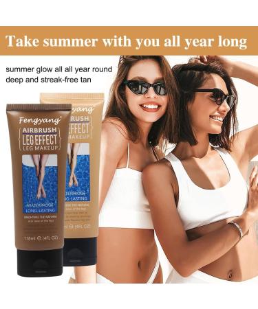 Fengyang Makeup Base for Legs Long Lasting Leg Makeup Waterproof Leg Makeup Waterproof No Transfer Makeup for Tattoo (Whee 4 oz) - Buy Online on GoSupps.com