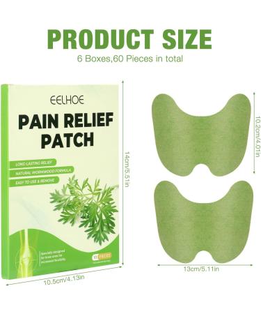 Fengq 60-Piece Pain Relief Patch | Heat Therapy for Knee Back Neck & Muscle Pain Relief - Buy Online on GoSupps.com