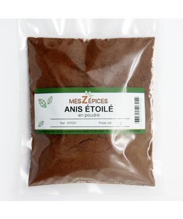 Star anise (or anise aniseed) powder in 50g pack - Buy Online on GoSupps.com
