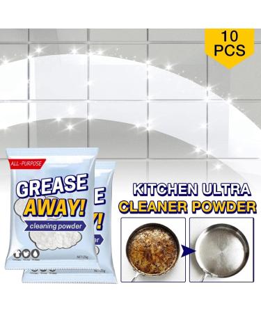 Powder Cleaner Kitchen Workbench Grease Stain Remover Solvent Degreasing Grease Away Cleaning 25g - Buy Online on GoSupps.com