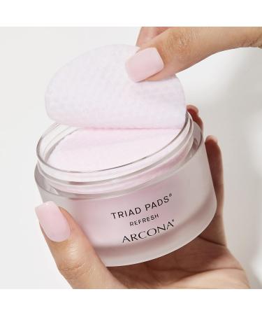 Arcona Triad Toner Pads - Pore Minimizer & Exfoliating Face Pads with Cranberry Extract, Rice Milk, Witch Hazel, Grape Seed Extract, Vitamins C & E - 45 Count - Made in USA - Buy Online on GoSupps.com