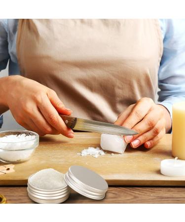 64-Piece 0.5 oz Silver Screw Top Round Aluminum Tin Cans with Lid for DIY Lip Balm & Cosmetics - Travel Size Empty Sample Containers - Buy Online on GoSupps.com